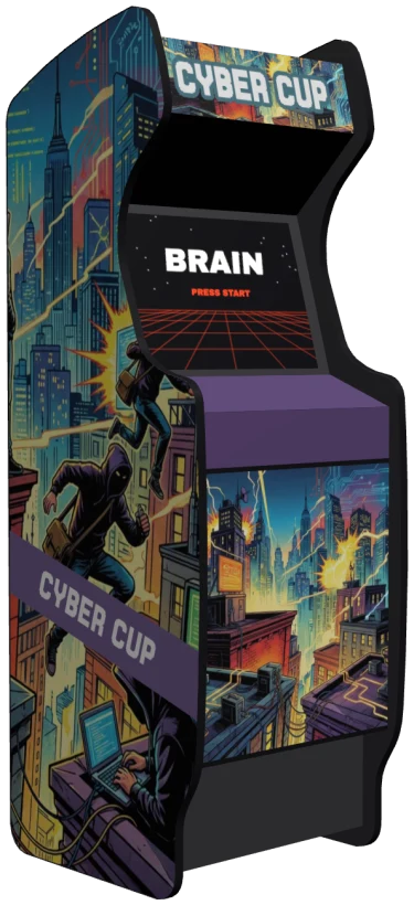 Praktisk vy av Brain Arcade kopplat till ”Från nej-sägare till uppskattad affärspartner: Hur spelifiering förändrar rollen som CISO”.