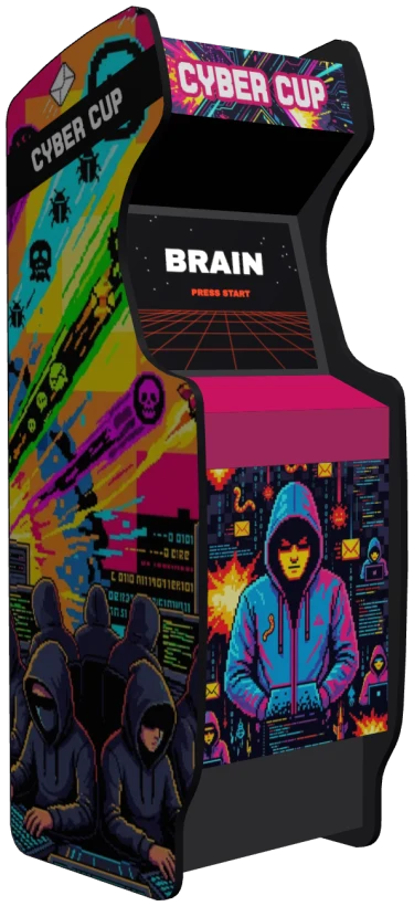 Praktisk vy av Brain Arcade kopplat till ”Hur ni profilerar en arkadmaskin för ert interna cybersäkerhetsprogram”.
